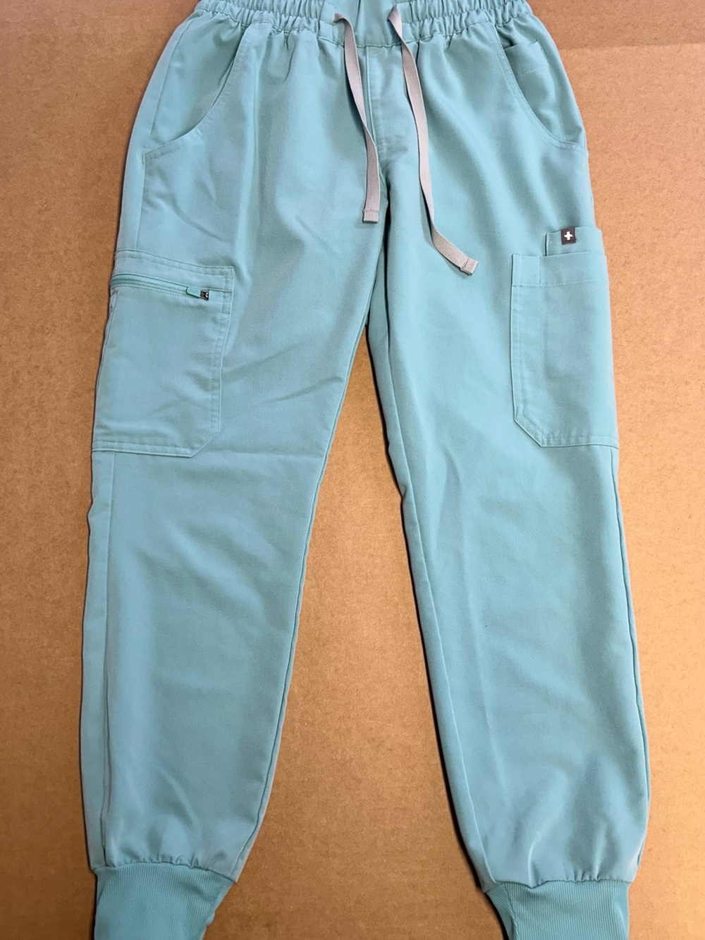 Figs Women's Teal Uman Relaxed Joggers with Utility Pockets Size XXS NWOT